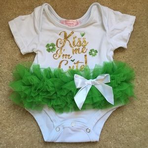 St. Patrick’s Day Skirted Onesie